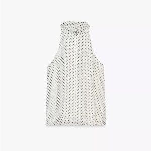 Polka Dot Sleeveless Women's Top